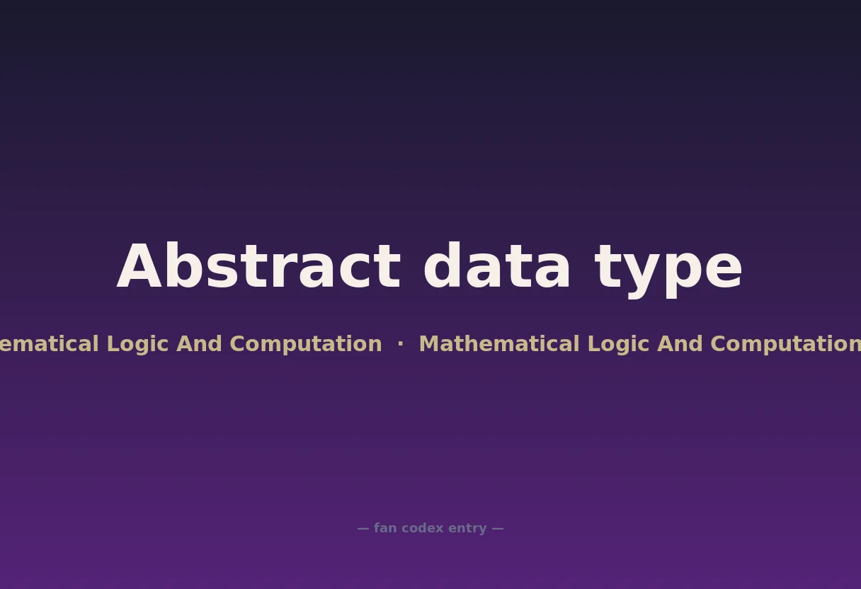 Abstract data type
