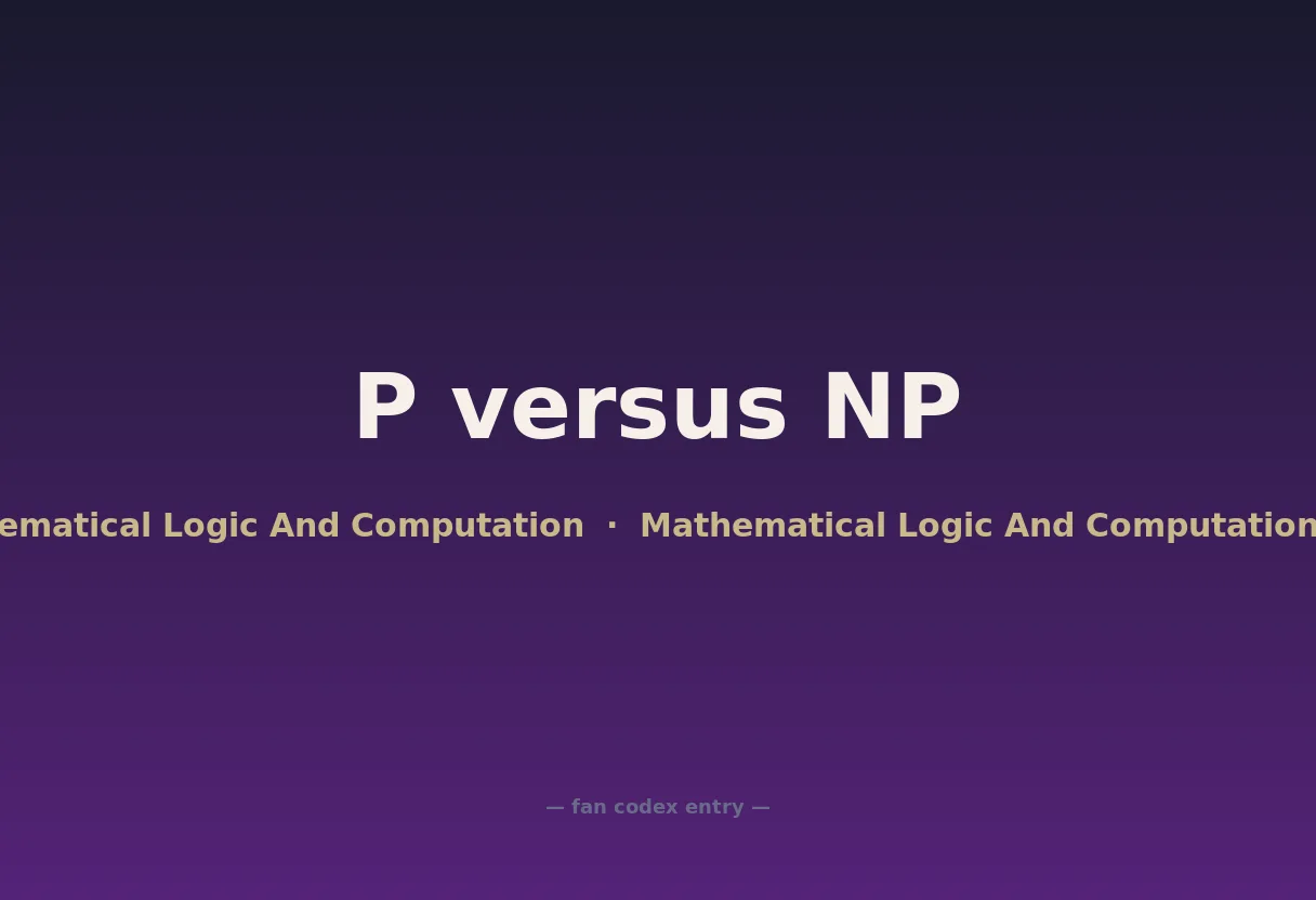 P versus NP